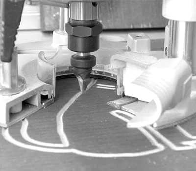 Konturlinien nachfahren