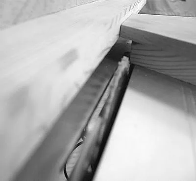 Parallelanschlag wegschieben