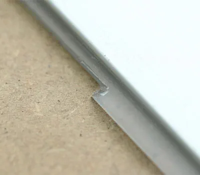 Splitterschutz einsägen