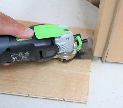 Zarge auf passende Länge kürzen