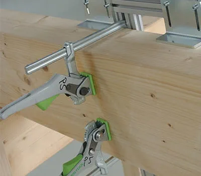 Schablone platzieren