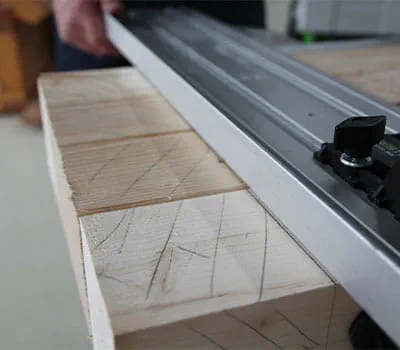 Ausrichten der Führungsschiene