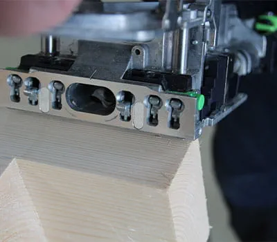 Verbindung Pfosten und Schwellenkranz