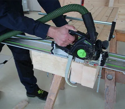 Balken auf Länge zuschneiden