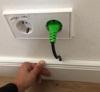 Anbringen der Leiste