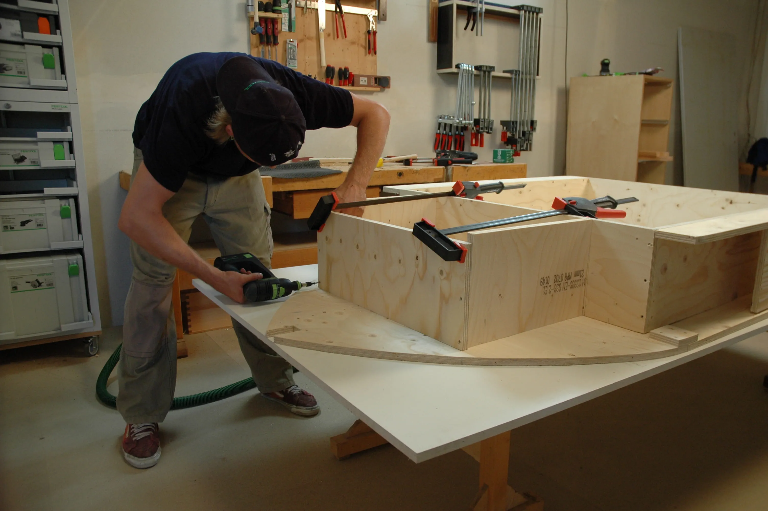 Sandkiste selber bauen Bauanleitung Sandkasten