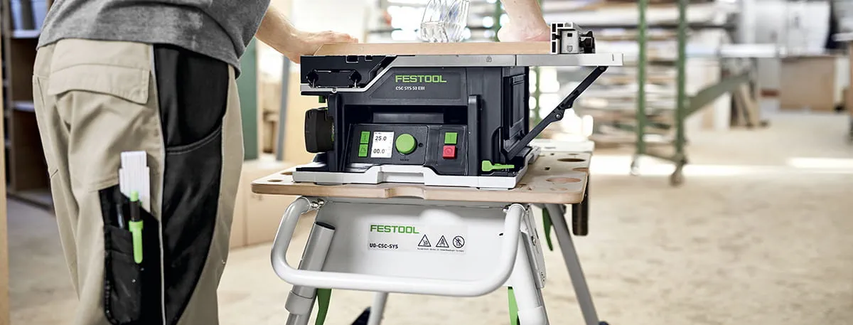Die neue CSC-SYS 50 von Festool im Einsatz