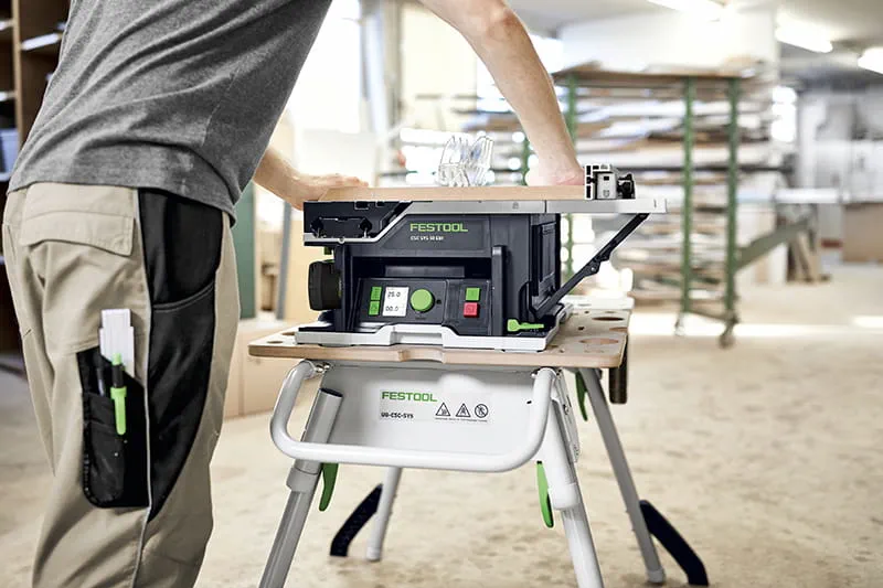 Die neue CSC-SYS 50 von Festool im Einsatz