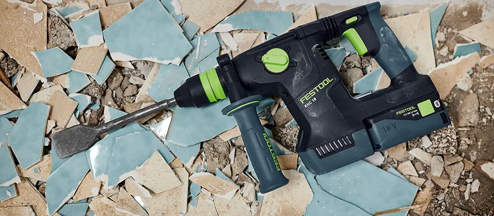 Der neue Akku-Kombihammer KHC 18 von Festool