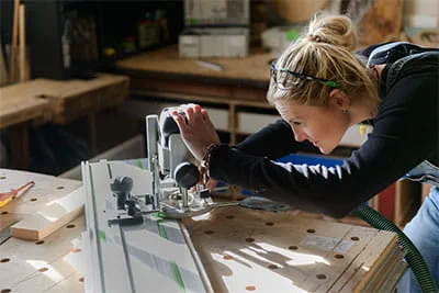 Der Festool Hobel im Einsatz