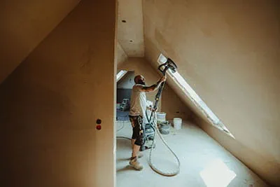 Der Festool Langhalsschleifer PLANEX im Einsatz auf der Baustelle