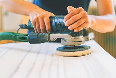 Roither mit Werkzeug von Festool