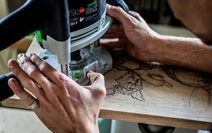 Fräsen mit der Festool Oberfräse OF 1010