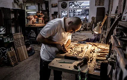 Schnitzereien aus Holz