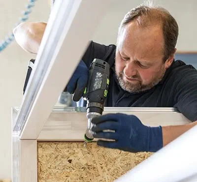 Bohren mit dem Akkuschrauber von Festool