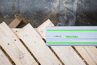 Die Festool Führungsschiene im Einsatz