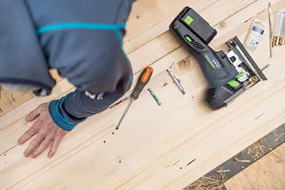 Die Festool Stichsäge im Einsatz